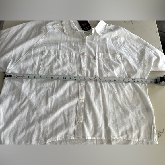 Levi’s The Ex-Boyfriend Shirt White XL - Picture 10 of 11